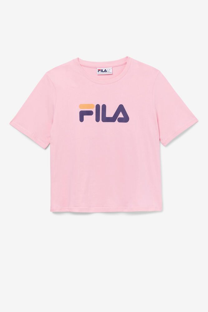 Fila Tričko Damske Miss Eagle Ruzove - EBKQZ3450